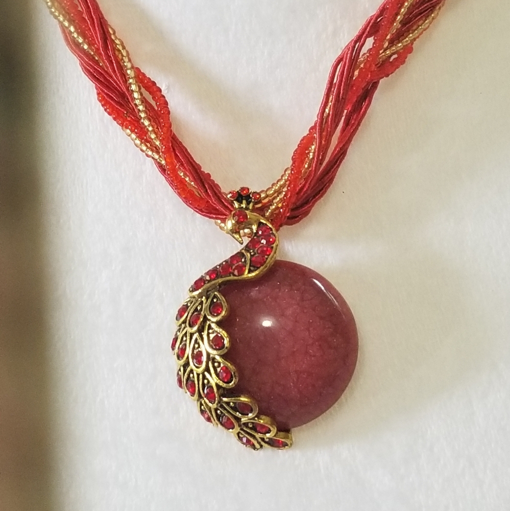 Beautiful peacock Necklace
